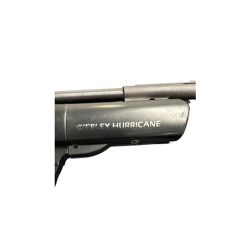 149 - Webley Hurricane .22 Air Pistol, with wooden and black grips. Flambeau hard case. Webley Hurricane s... 