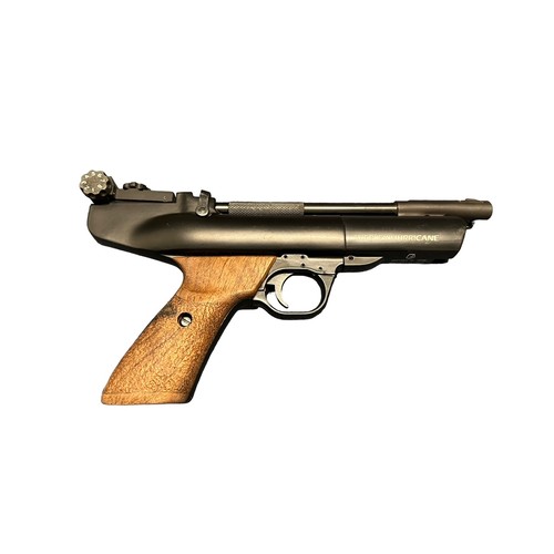 149 - Webley Hurricane .22 Air Pistol, with wooden and black grips. Flambeau hard case. Webley Hurricane s... 