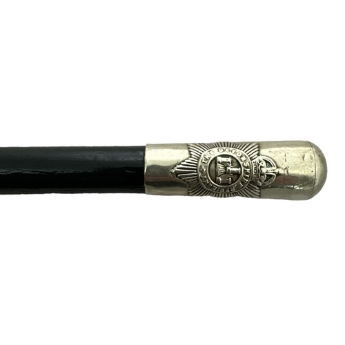 194 - A Devonshire Regiment swagger stick, length 70cm.