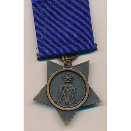 23 - Egypt – 1884 Khedive’s Star medal, with ribbon, unnamed as issued