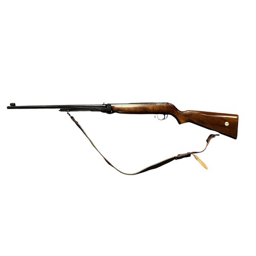 129 - Webley Mark 3 .22 Air Rifle, with Klever bag. Under lever rifle. Serial number 1951. An early model ... 