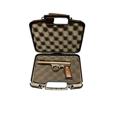 158 - Webley Mark 1 Air Pistol, with Flambeau hard case. A very early example from the 1920's. Serial Numb... 