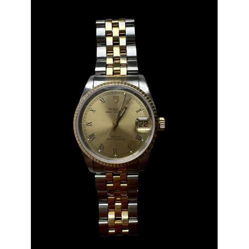 606 - 1996, Rolex Tudor Prince Oysterdate, Automatic. Original Box, Papers & Gurantee certificate. Service... 