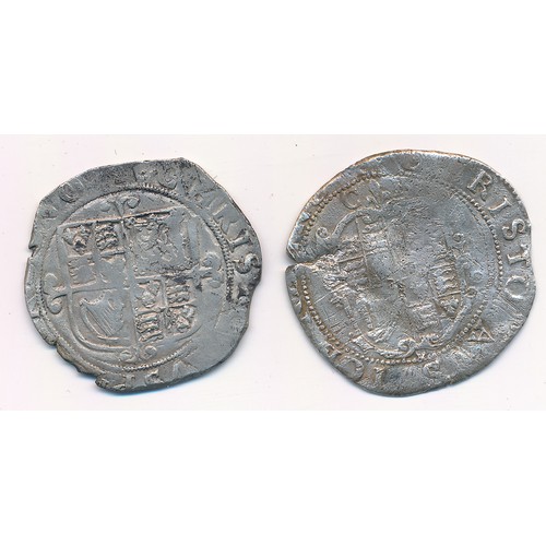 288 - Pair of Charles I shillings, poor/fair. Qty 2