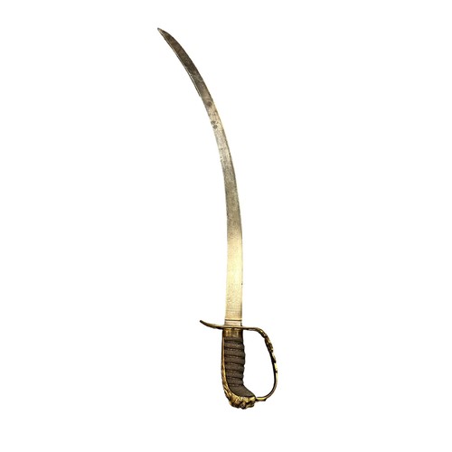 59 - 1803 pattern officers sword 1803 pattern Light Infantry Officers sabre, 32inch curved fullered blade... 