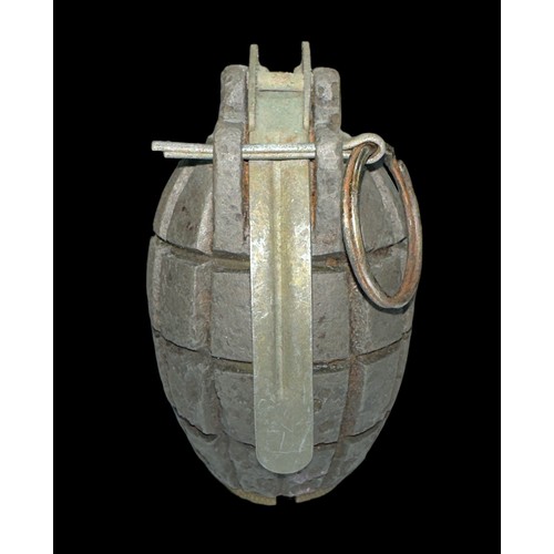 196 - Original WWI First World War British Army inert No. 5 MKI Mills bomb / hand grenade. Typical form wi... 