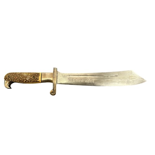 72 - German Third Reich RAD dagger by Carl Jul Krebs Solingen, the blade marked 