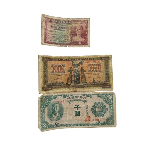 254 - World banknote collection (115) in mixed condition with ranges from Brazil, China, Germany, GB and o... 