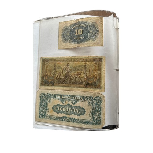 254 - World banknote collection (115) in mixed condition with ranges from Brazil, China, Germany, GB and o... 