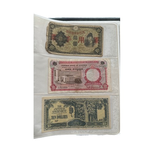 254 - World banknote collection (115) in mixed condition with ranges from Brazil, China, Germany, GB and o... 