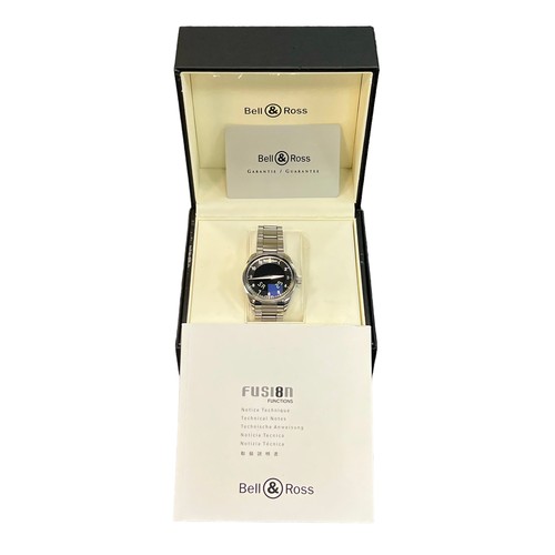 624 - 2002 Bell & Ross Fusion wristwatch, B&R multi-function (8 digital function dial) box and papers, qua... 