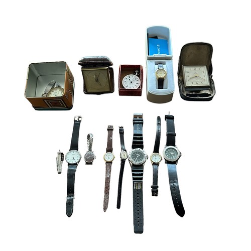 568 - Collection of watches to include fashion watches (8) by Sekonda, Timex, Lorus etc, pocket watch move... 