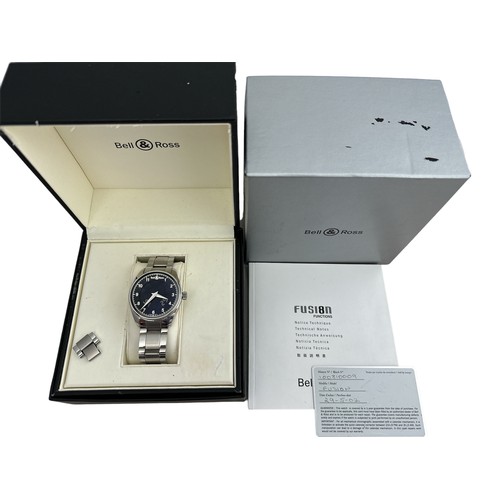 624 - 2002 Bell & Ross Fusion wristwatch, B&R multi-function (8 digital function dial) box and papers, qua... 