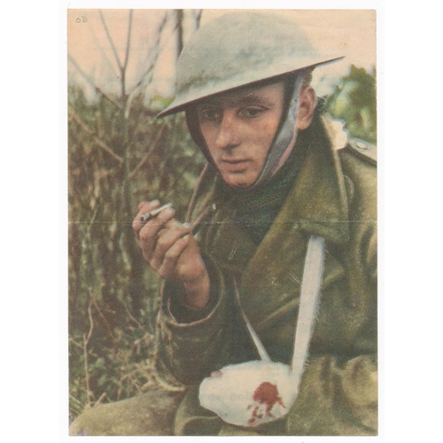 238 - ‘He also had been told’ Second World War airborne German Propaganda leaflet, colour photograph of an... 