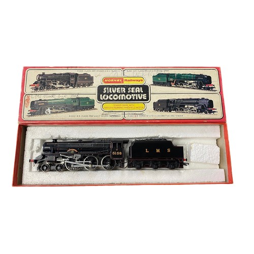 155 - Hornby. LMS black 5158 Glasgow Yeomanry Class 5MT No. R859, re-painted and re-named and numbered to ... 