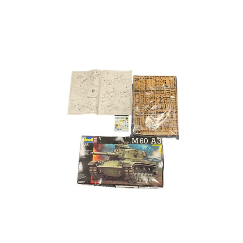 184 - Model kits. Revell 1/35th scale WW2 to Modern Military unmade plastic kits, generally excellent in g... 