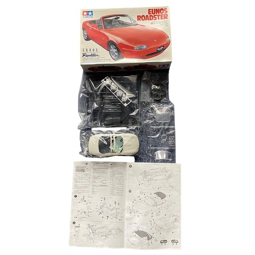 190 - Model kits. Tamiya 1/24th scale Cars unmade plastic kits, generally excellent in excellent to good p... 