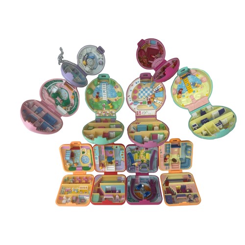 226 - A collection of BlueBird miniature Polly Pocket compact sets and figures (1989-1992) to include; Pol... 