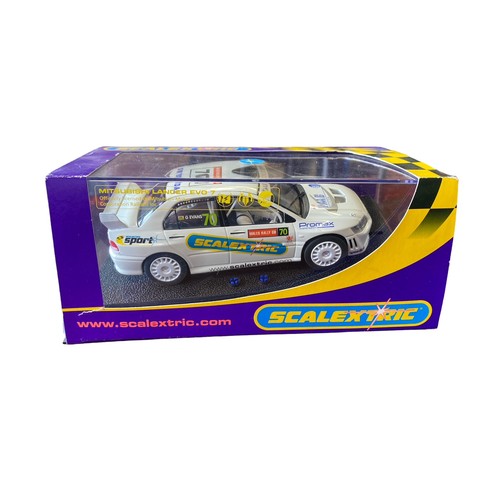 228 - Scalextric. 2000s onwards 1/32nd scale slot car collection, generally excellent in good or better bo... 