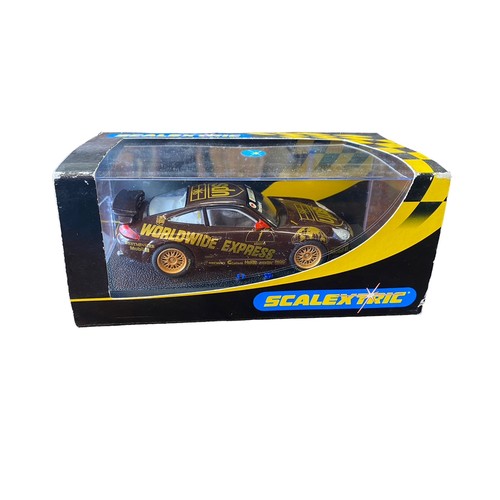 228 - Scalextric. 2000s onwards 1/32nd scale slot car collection, generally excellent in good or better bo... 