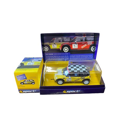 228 - Scalextric. 2000s onwards 1/32nd scale slot car collection, generally excellent in good or better bo... 