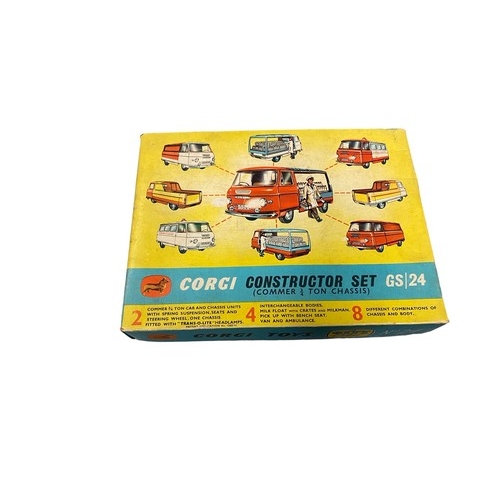 45 - Corgi. Construction Gift Set No. GS24, generally good plus in good plus box with good polystyrene tr... 