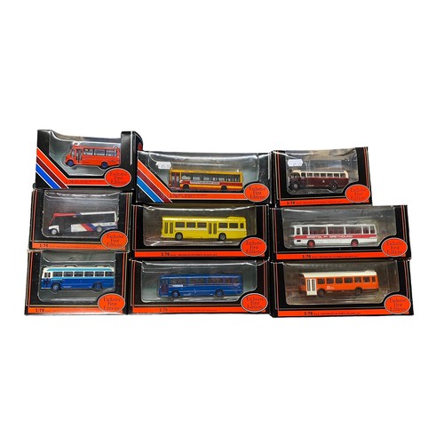 85 - EFE. 1/76th scale Bus, Coach and Tram collection, generally excellent in excellent to good plus boxe... 