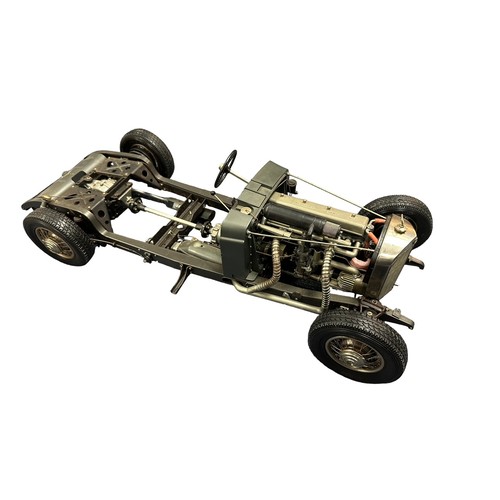 183 - Pocher. 1/8th scale part-built from metal and plastic kit of 1935 Mercedes 500/540 chassis only, gen... 