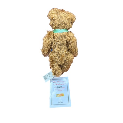 325 - Steiff. 2007 Teddy golden brown mohair, excellent in excellent box (teddy in opened polythene bag), ... 