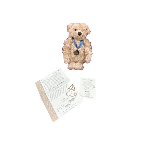 326 - Steiff. 2008 Teddy cinnamon mohair, excellent in excellent box (teddy in opened white cloth bag), wh... 