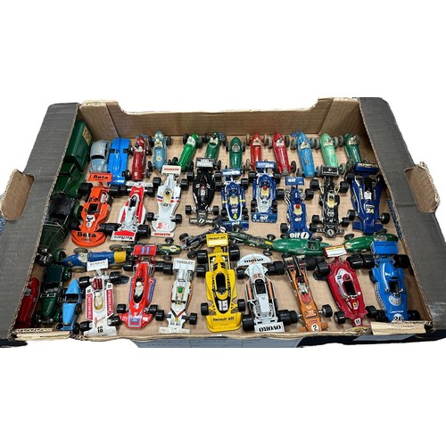 4 - 1950s onwards unboxed Racing Car collection, generally excellent to good, with range of Corgi includ... 