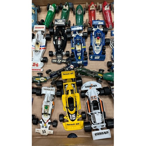 4 - 1950s onwards unboxed Racing Car collection, generally excellent to good, with range of Corgi includ... 