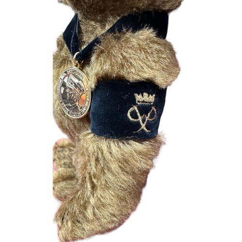 321 - Steiff. Prince Phillip Memorial Bear No. 663192, exclusive to Danbury Mint, limited edition certific... 