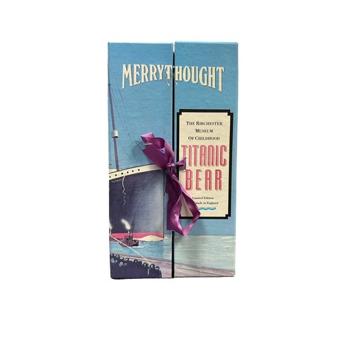 251 - Merrythought. Titanic Bear, limited edition tag no. 915 of 5000, generally excellent in good plus op... 