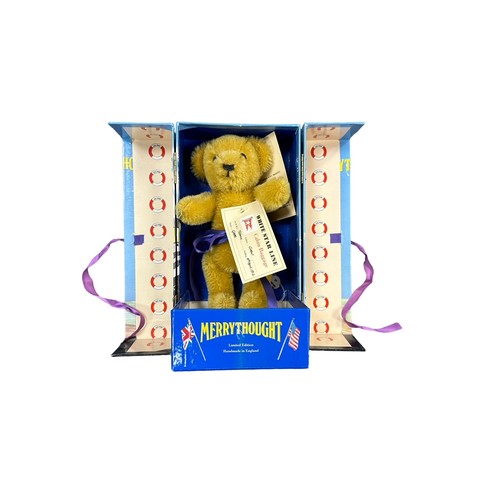 251 - Merrythought. Titanic Bear, limited edition tag no. 915 of 5000, generally excellent in good plus op... 