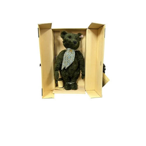 336 - Steiff. Harrods 1995 Centenary musical Bear No. 653148, limited edition 614 of 2000, generally excel... 