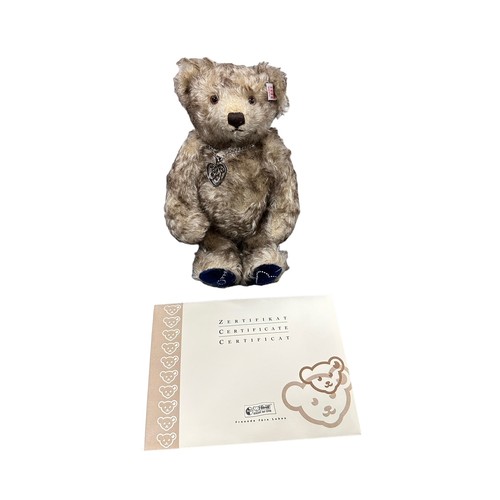 258 - Steiff. Buckingham teddy bear, exclusive to Peter Jones, limited edition certificate no. 260 of 1500... 