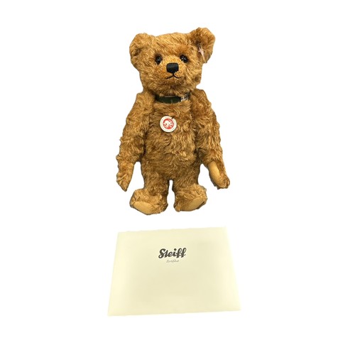 266 - Steiff. British Collectors' teddy bear, white tag 663246, excellent in excellent illustrated box, li... 