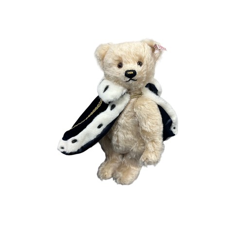 273 - Steiff. 2013 Diamond Coronation Teddy Bear, white tag No. 664250, excellent in excellent illustrated... 