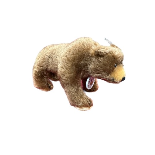 278 - Steiff. Club Edition Growling Bear, 1934 dark brown replica, white tag no. 420252, with Steiff Club ... 