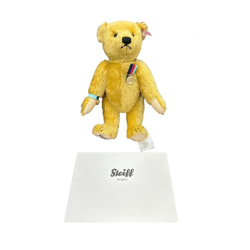 287 - Steiff. 2011 Help for Heroes Teddy Bear, white tag No. 663598, excellent in excellent box, limited e... 