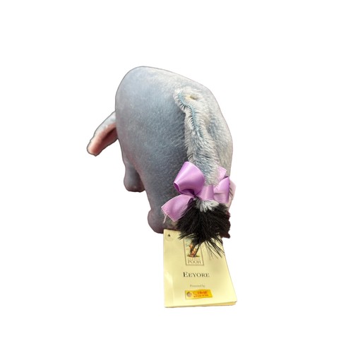 292 - Steiff. Classic Pooh Series Eeyore, grey mohair, white tag No. 651786, limited edition 968 of 5000 s... 