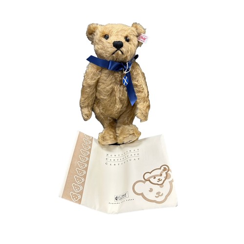 312 - Steiff. Andrew Bear teddy bear, white tag No. 661761, limited edition of 1500 exclusive to Jenners, ... 