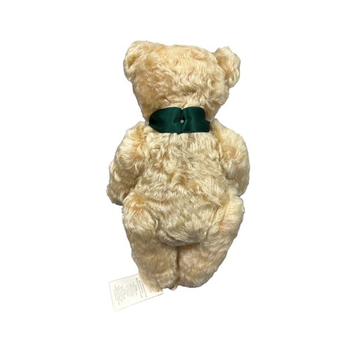 315 - Steiff. Teddy Bear, blonde mohair, white tag No. 661488, excellent in excellent cream drawstring bag... 