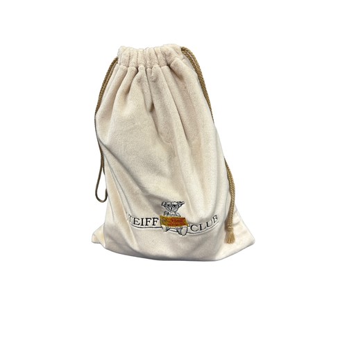 315 - Steiff. Teddy Bear, blonde mohair, white tag No. 661488, excellent in excellent cream drawstring bag... 