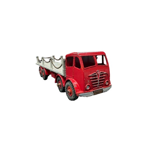 71 - Dinky. Foden Flat Truck with Chains No. 905, generally good plus (some corrosion to axle ends and ca... 