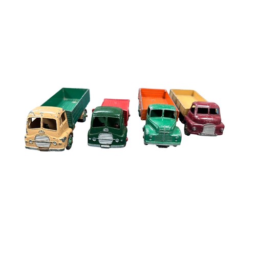 75 - Dinky. Unboxed Lorry collection, generally good plus to good fair, with Big Bedford maroon cab No. 4... 