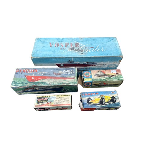 215 - 1950s onwards toy Boat collection, generally excellent to good plus in good or better boxes (some te... 