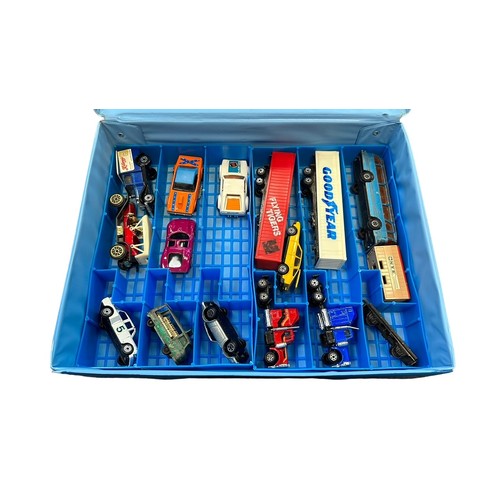 2 - Two Zee Collector’s Cases of model cars including predominantly 1970’s Matchbox cars, some Corgi & D... 