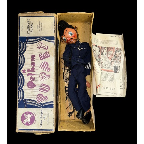 225A - 1950s Pelham Puppets Policeman Type SS, generally good plus in good plus correct box including good ... 